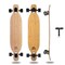Magneto Longboards Bamboo Longboards, All-Round Durable, Flexible Longboard for Cruising, Carving, Free-Style, Downhill and Dancing, Bamboo Drop & Fiberglass Through Longboard, 42” x 9”